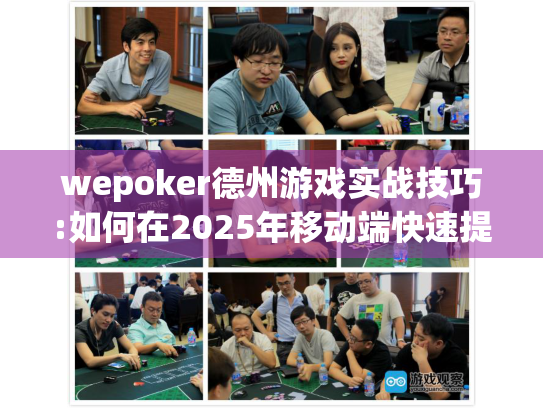 wepoker德州游戏实战技巧:如何在2025年移动端快速提升胜率?