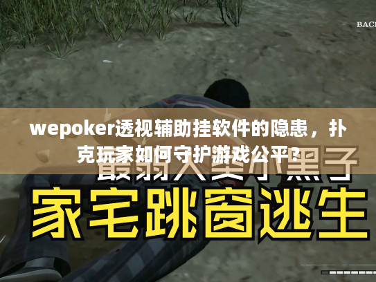 wepoker透视辅助挂软件的隐患，扑克玩家如何守护游戏公平？