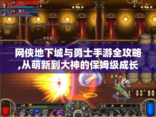网侠地下城与勇士手游全攻略,从萌新到大神的保姆级成长手册 网侠地下城与勇士手游全攻略,从萌新到大神的保姆级成长手册