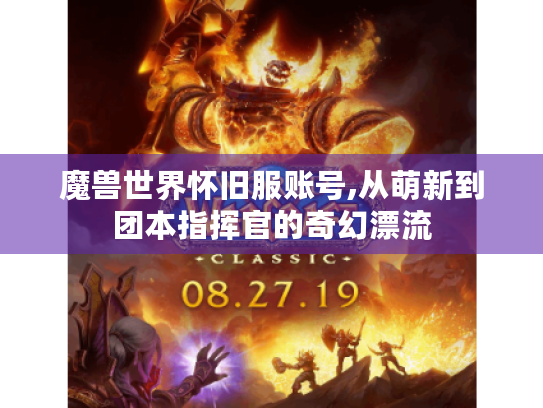魔兽世界怀旧服账号,从萌新到团本指挥官的奇幻漂流 魔兽世界怀旧服账号,从萌新到团本指挥官的奇幻漂流