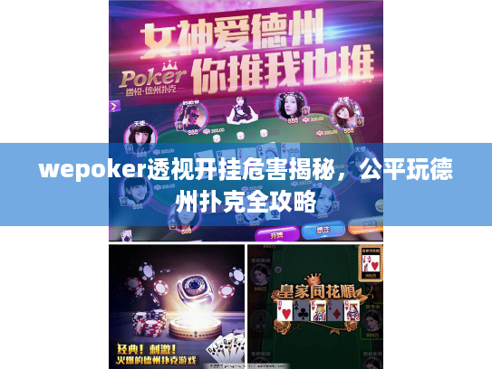 wepoker透视开挂危害揭秘,公平玩德州扑克全攻略 wepoker透视开挂危害揭秘,公平玩德州扑克全攻略