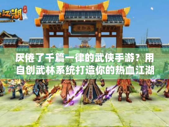 厌倦了千篇一律的武侠手游?用自创武林系统打造你的热血江湖 厌倦了千篇一律的武侠手游?用自创武林系统打造你的热血江湖