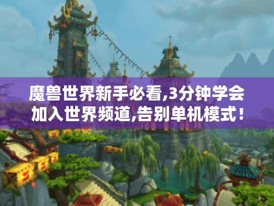 魔兽世界新手必看,3分钟学会加入世界频道,告别单机模式! 魔兽世界新手必看,3分钟学会加入世界频道,告别单机模式!