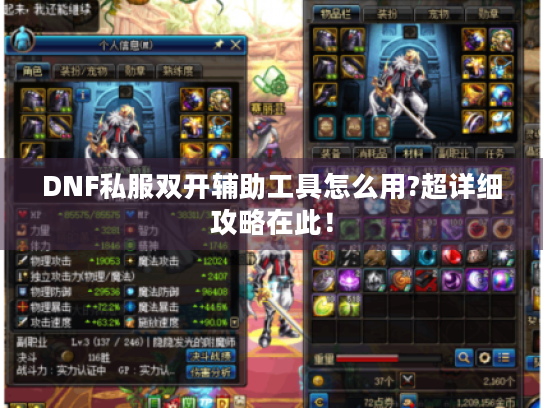 DNF私服双开辅助工具怎么用?超详细攻略在此! DNF私服双开辅助工具怎么用?超详细攻略在此!