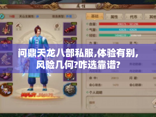 问鼎天龙八部私服,体验有别,风险几何?咋选靠谱? 问鼎天龙八部私服,体验有别,风险几何?咋选靠谱?