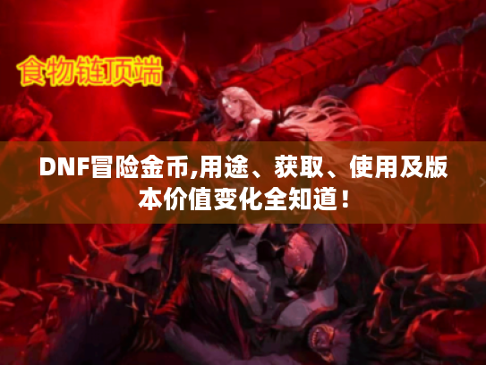 DNF冒险金币,用途、获取、使用及版本价值变化全知道！
