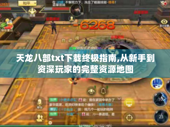 天龙八部txt下载终极指南,从新手到资深玩家的完整资源地图 天龙八部txt下载终极指南,从新手到资深玩家的完整资源地图