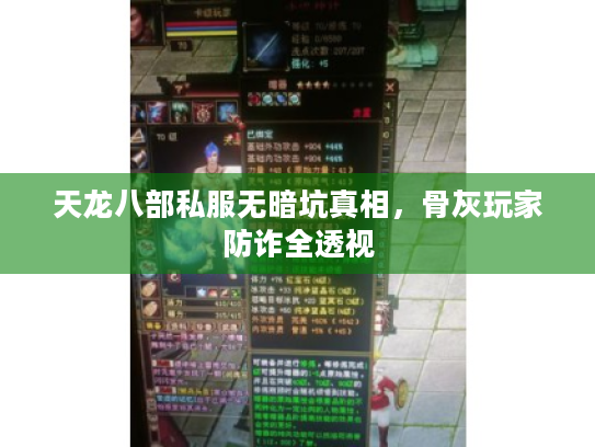 天龙八部私服无暗坑真相,骨灰玩家防诈全透视 天龙八部私服无暗坑真相,骨灰玩家防诈全透视