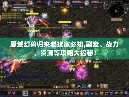 魔域幻兽归来老玩家必知,刷宠、战力、资源等攻略大揭秘! 魔域幻兽归来老玩家必知,刷宠、战力、资源等攻略大揭秘!