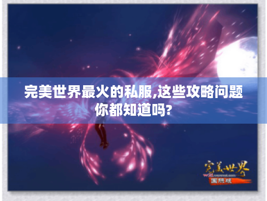 完美世界最火的私服,这些攻略问题你都知道吗? 完美世界最火的私服,这些攻略问题你都知道吗?