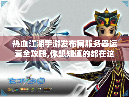 热血江湖手游发布网服务器运营全攻略,你想知道的都在这! 热血江湖手游发布网服务器运营全攻略,你想知道的都在这!