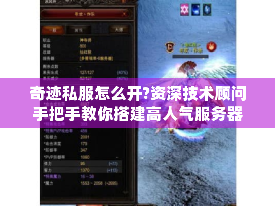 奇迹私服怎么开?资深技术顾问手把手教你搭建高人气服务器 奇迹私服怎么开?资深技术顾问手把手教你搭建高人气服务器