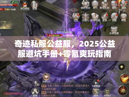 奇迹私服公益服,2025公益服避坑手册+零氪爽玩指南 奇迹私服公益服,2025公益服避坑手册+零氪爽玩指南
