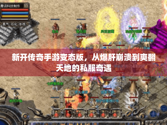 新开传奇手游变态版，从爆肝崩溃到爽翻天地的私服奇遇