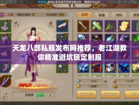 天龙八部私服发布网推荐,老江湖教你精准避坑锁定制服 天龙八部私服发布网推荐,老江湖教你精准避坑锁定制服