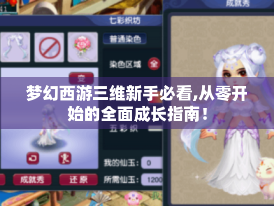 梦幻西游三维新手必看,从零开始的全面成长指南! 梦幻西游三维新手必看,从零开始的全面成长指南!