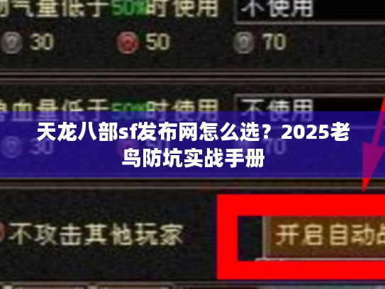 天龙八部sf发布网怎么选?2025老鸟防坑实战手册 天龙八部sf发布网怎么选?2025老鸟防坑实战手册