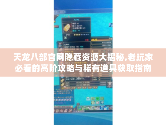 天龙八部官网隐藏资源大揭秘,老玩家必看的高阶攻略与稀有道具获取指南