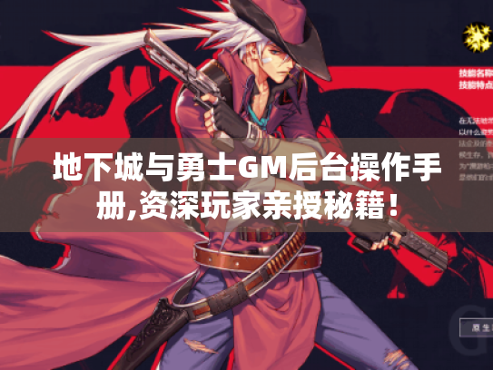 地下城与勇士GM后台操作手册,资深玩家亲授秘籍! 地下城与勇士GM后台操作手册,资深玩家亲授秘籍!