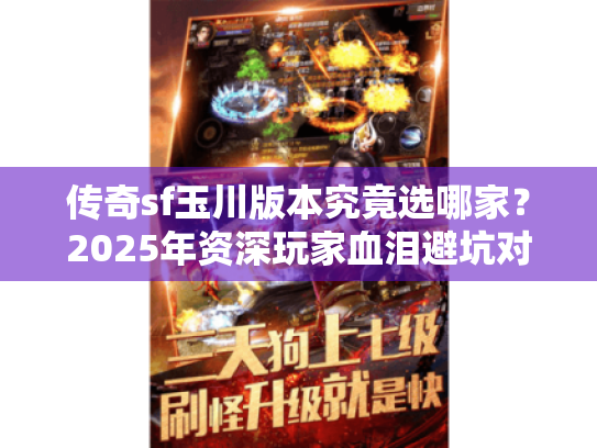 传奇sf玉川版本究竟选哪家?2025年资深玩家血泪避坑对照表 传奇sf玉川版本究竟选哪家?2025年资深玩家血泪避坑对照表