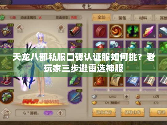 天龙八部私服口碑认证服如何挑?老玩家三步避雷选神服 天龙八部私服口碑认证服如何挑?老玩家三步避雷选神服