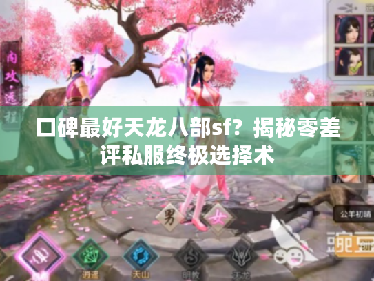 口碑最好天龙八部sf？揭秘零差评私服终极选择术