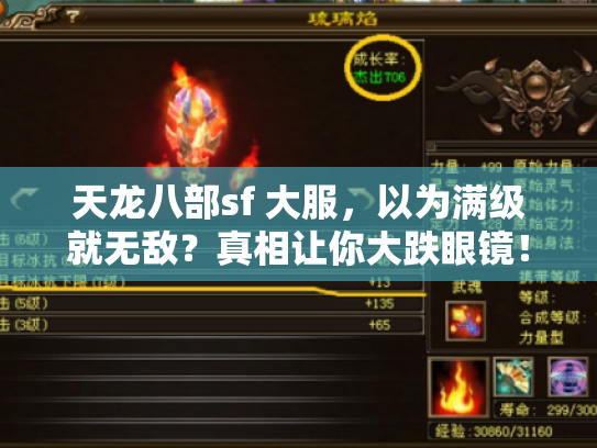天龙八部sf 大服,以为满级就无敌?真相让你大跌眼镜! 天龙八部sf 大服,以为满级就无敌?真相让你大跌眼镜!