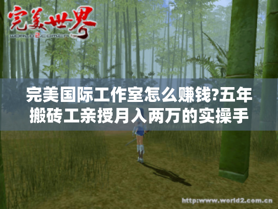 完美国际工作室怎么赚钱?五年搬砖工亲授月入两万的实操手册 完美国际工作室怎么赚钱?五年搬砖工亲授月入两万的实操手册