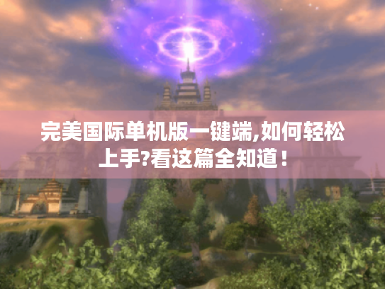 完美国际单机版一键端,如何轻松上手?看这篇全知道! 完美国际单机版一键端,如何轻松上手?看这篇全知道!