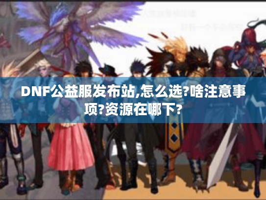 DNF公益服发布站,怎么选?啥注意事项?资源在哪下? DNF公益服发布站,怎么选?啥注意事项?资源在哪下?