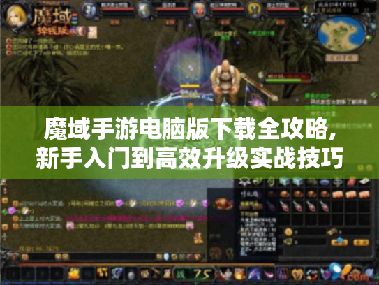 魔域手游电脑版下载全攻略,新手入门到高效升级实战技巧 魔域手游电脑版下载全攻略,新手入门到高效升级实战技巧