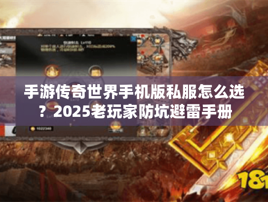 手游传奇世界手机版私服怎么选?2025老玩家防坑避雷手册 手游传奇世界手机版私服怎么选?2025老玩家防坑避雷手册