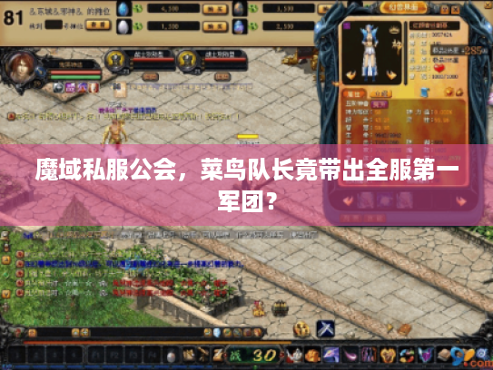 魔域私服公会,菜鸟队长竟带出全服第一军团? 魔域私服公会,菜鸟队长竟带出全服第一军团?