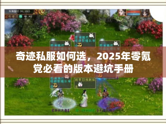 奇迹私服如何选，2025年零氪党必看的版本避坑手册