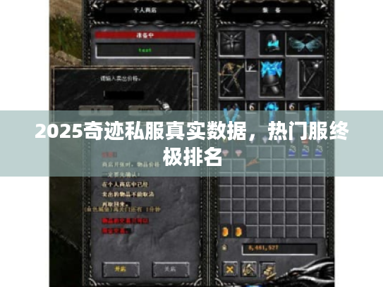 2025奇迹私服真实数据,热门服终极排名 2025奇迹私服真实数据,热门服终极排名