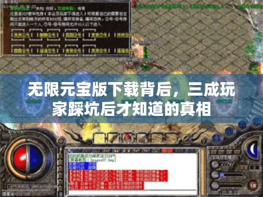无限元宝版下载背后,三成玩家踩坑后才知道的真相 无限元宝版下载背后,三成玩家踩坑后才知道的真相