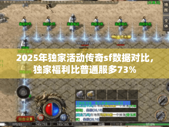 2025年独家活动传奇sf数据对比，独家福利比普通服多73%