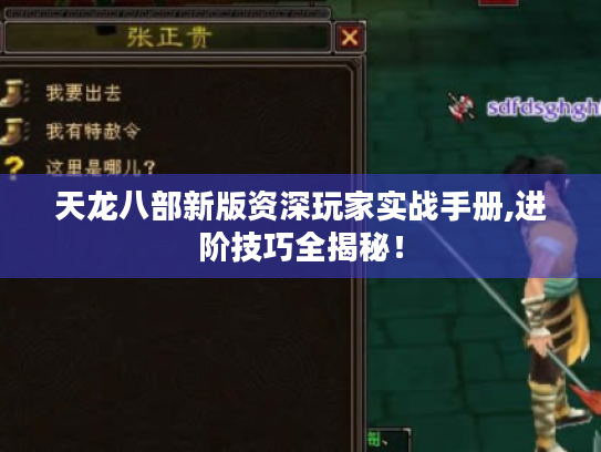 天龙八部新版资深玩家实战手册,进阶技巧全揭秘! 天龙八部新版资深玩家实战手册,进阶技巧全揭秘!