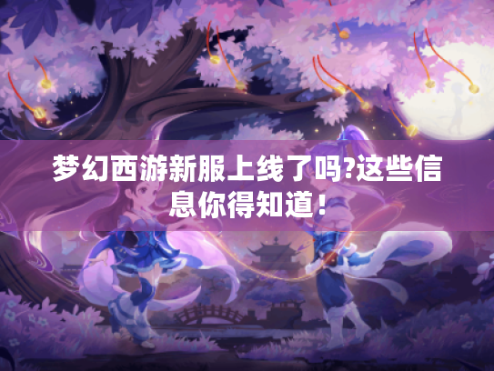 梦幻西游新服上线了吗?这些信息你得知道! 梦幻西游新服上线了吗?这些信息你得知道!