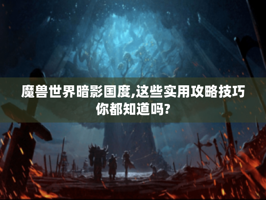 魔兽世界暗影国度,这些实用攻略技巧你都知道吗? 魔兽世界暗影国度,这些实用攻略技巧你都知道吗?