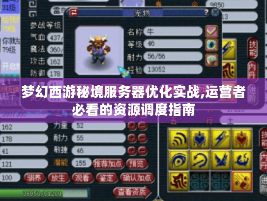 梦幻西游秘境服务器优化实战,运营者必看的资源调度指南