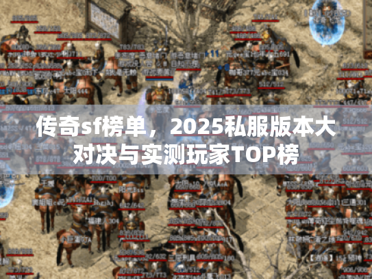 传奇sf榜单，2025私服版本大对决与实测玩家TOP榜