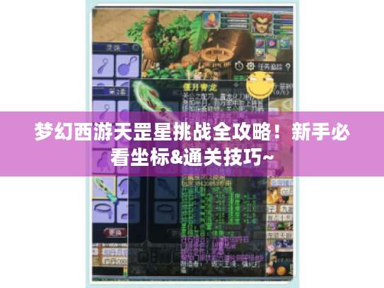 梦幻西游天罡星挑战全攻略！新手必看坐标&通关技巧~
