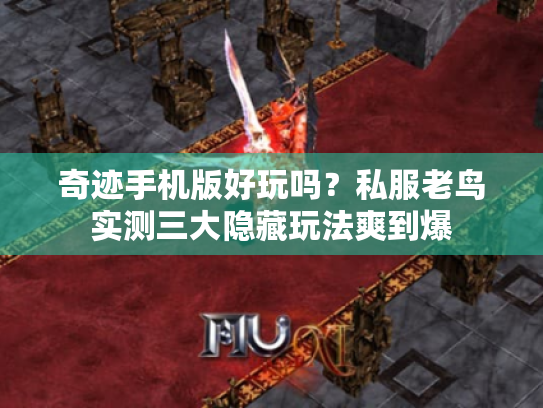 奇迹手机版好玩吗?私服老鸟实测三大隐藏玩法爽到爆 奇迹手机版好玩吗?私服老鸟实测三大隐藏玩法爽到爆