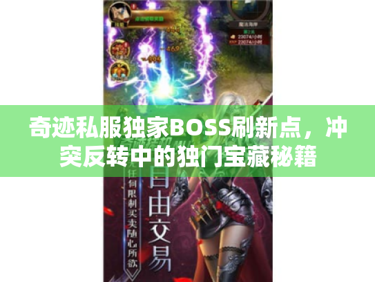 奇迹私服独家BOSS刷新点，冲突反转中的独门宝藏秘籍