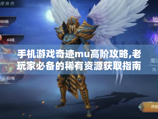 手机游戏奇迹mu高阶攻略,老玩家必备的稀有资源获取指南 手机游戏奇迹mu高阶攻略,老玩家必备的稀有资源获取指南
