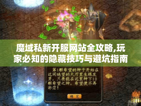 魔域私新开服网站全攻略,玩家必知的隐藏技巧与避坑指南