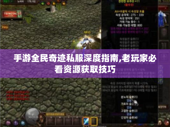 手游全民奇迹私服深度指南,老玩家必看资源获取技巧