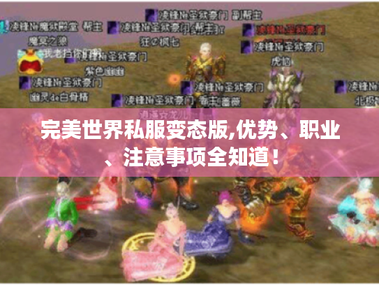 完美世界私服变态版,优势、职业、注意事项全知道! 完美世界私服变态版,优势、职业、注意事项全知道!