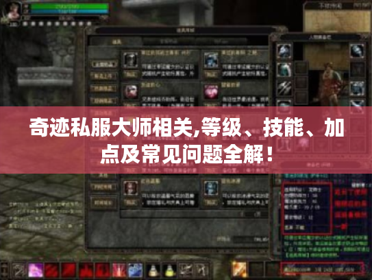 奇迹私服大师相关,等级、技能、加点及常见问题全解! 奇迹私服大师相关,等级、技能、加点及常见问题全解!